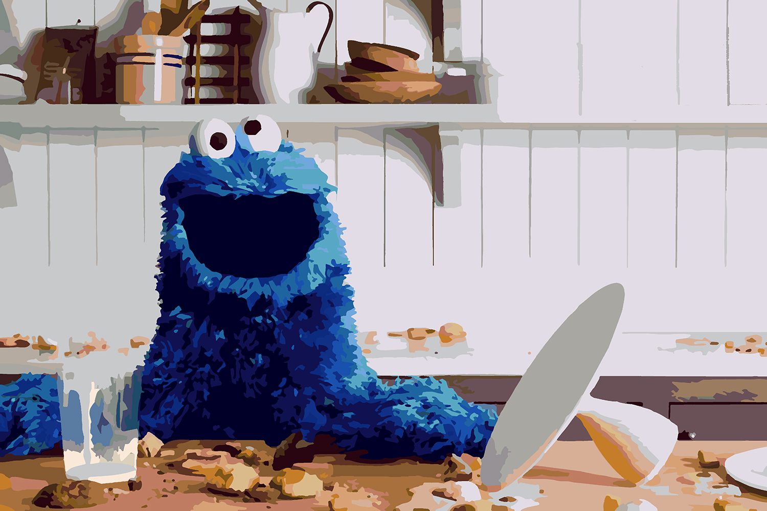 

Картина по номерам Красиво Красим Улица Сезам, 50 х 70 см, Улица Сезам