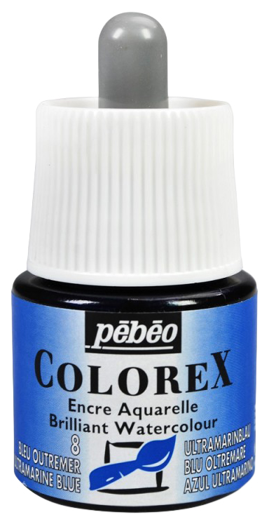 Акварельные чернила Pebeo Colorex 45 мл ультрамарин