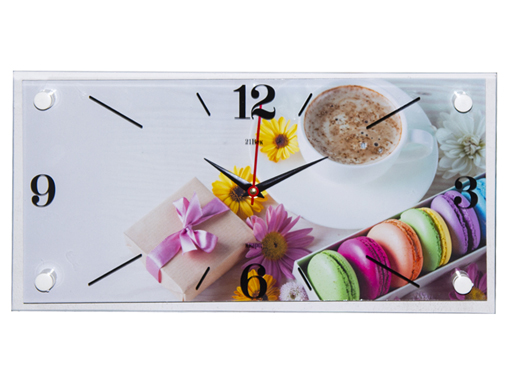 фото Часы настенные рубин "21 век""время десертов" 1939-008