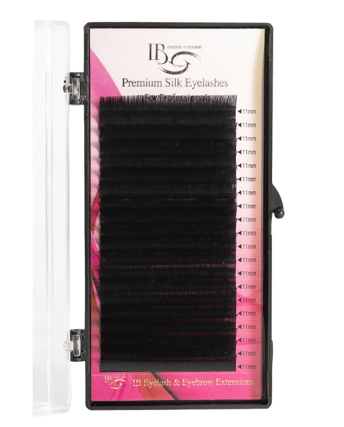 

Ресницы IBeauty Silk 20 линий D 0.085 8 мм, Черный