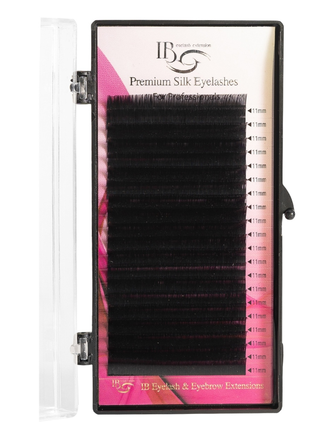 

Ресницы IBeauty Silk 20 линий CC 0.085 12мм, Черный
