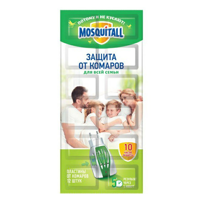 

Средство от комаров Mosquitall 10 + 2 шт