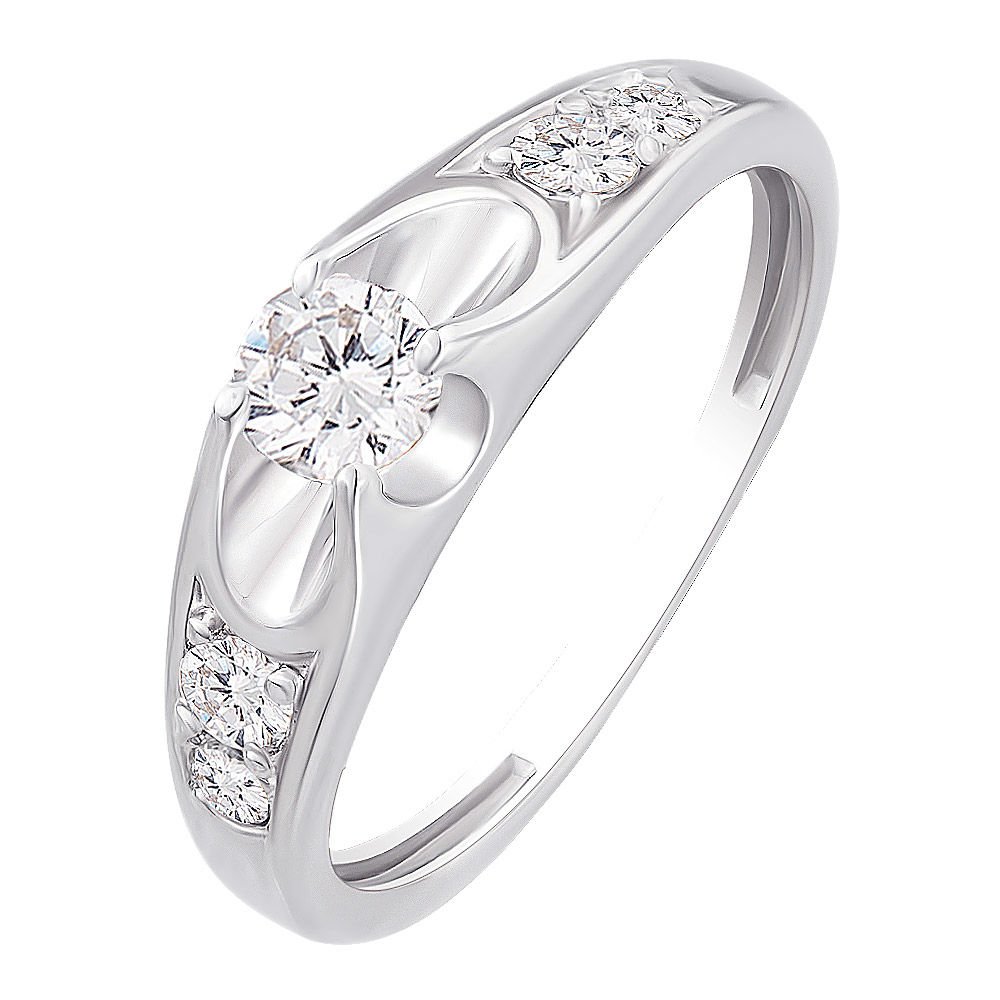 

Кольцо женское из серебра с кристаллами cваровски 585Gold 701004082, р, 701004082