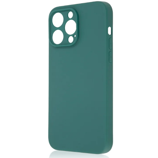 

Чехол iPhone 14 Pro Max цветной силикон, зеленый