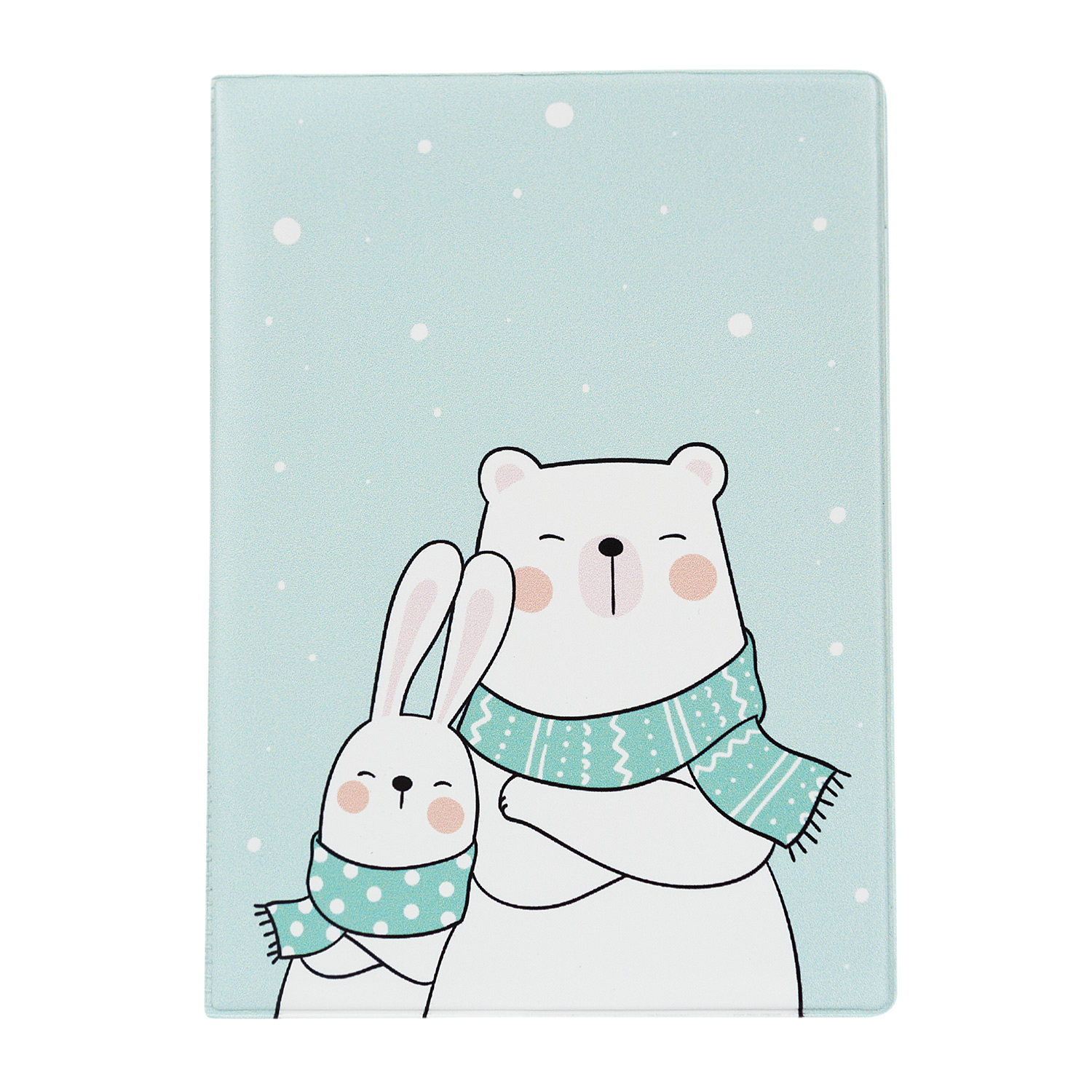 

Обложка для паспорта Kawaii Factory Зимние звери, Зимние звери