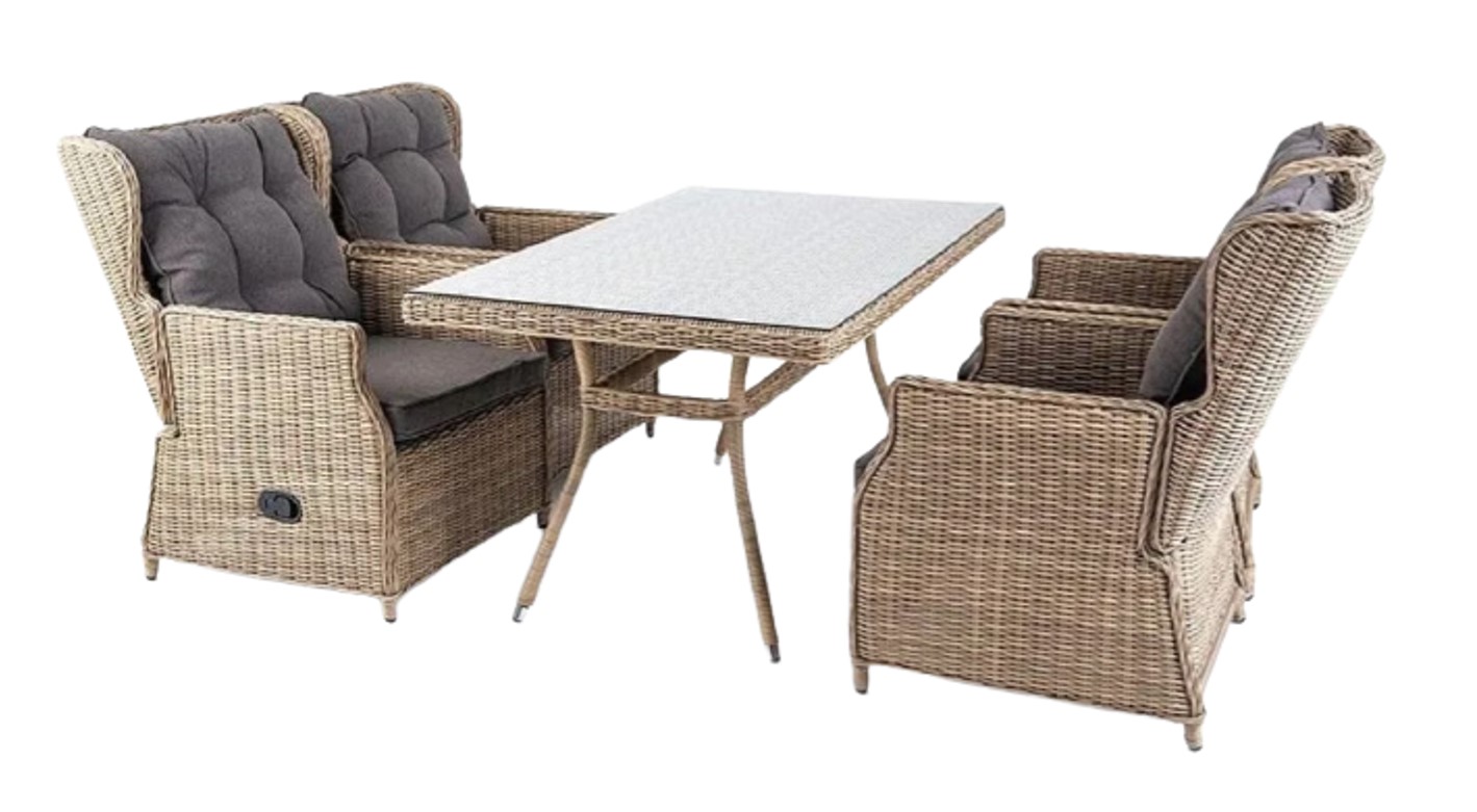 

Набор садовой мебели 4sis Кьянти SIS_UT-00000364 straw; gray 5 предметов, Кьянти