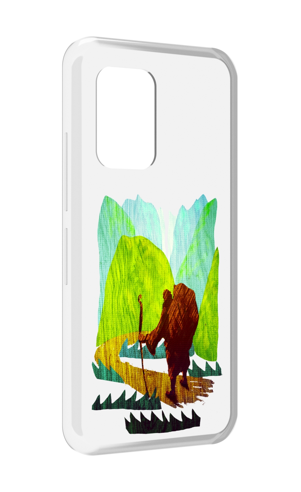 

Чехол MyPads Лесная тропа для UMIDIGI Bison GT, Прозрачный, Tocco