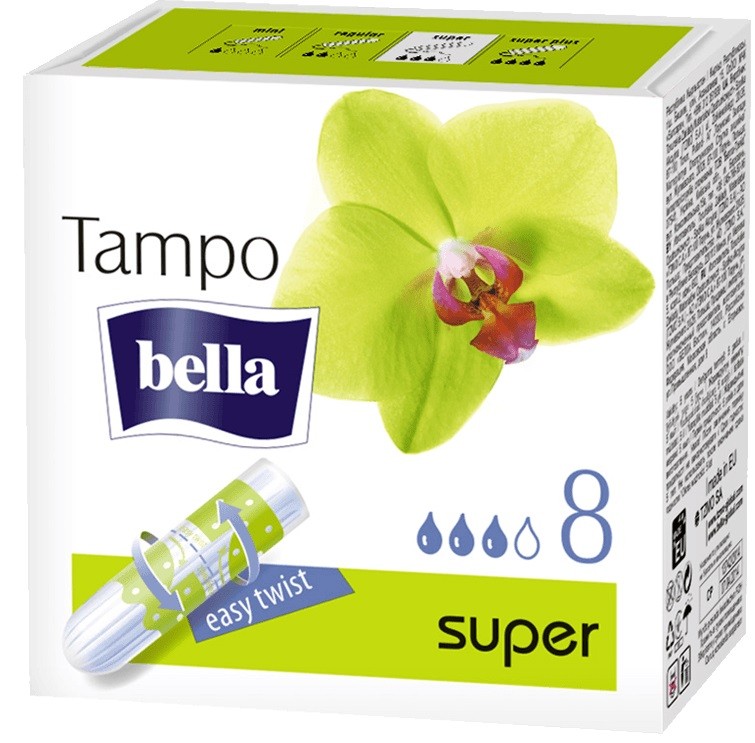 Тампоны Bella Premium Comfort Super 8 шт тампоны bella premium comfort regular easy twist 8 шт