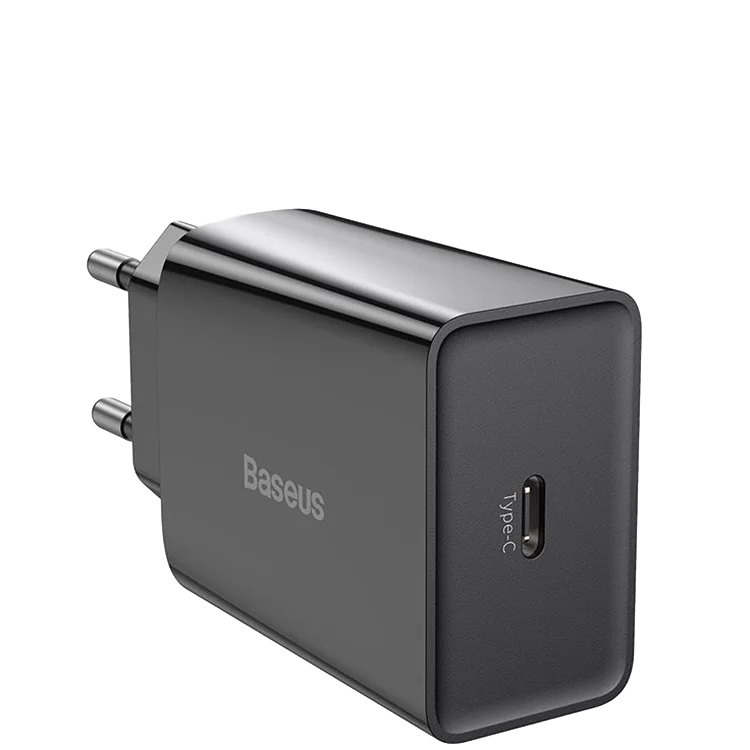 

Сетевой адаптер Baseus Speed 1C 20W Чёрный CCFS-SN01, CCFS-SN01