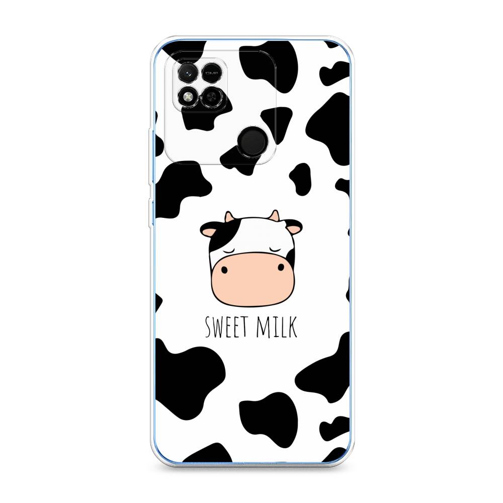 

Чехол на Xiaomi Redmi 10A "Sweet milk", Розовый;белый;черный, 313950-1