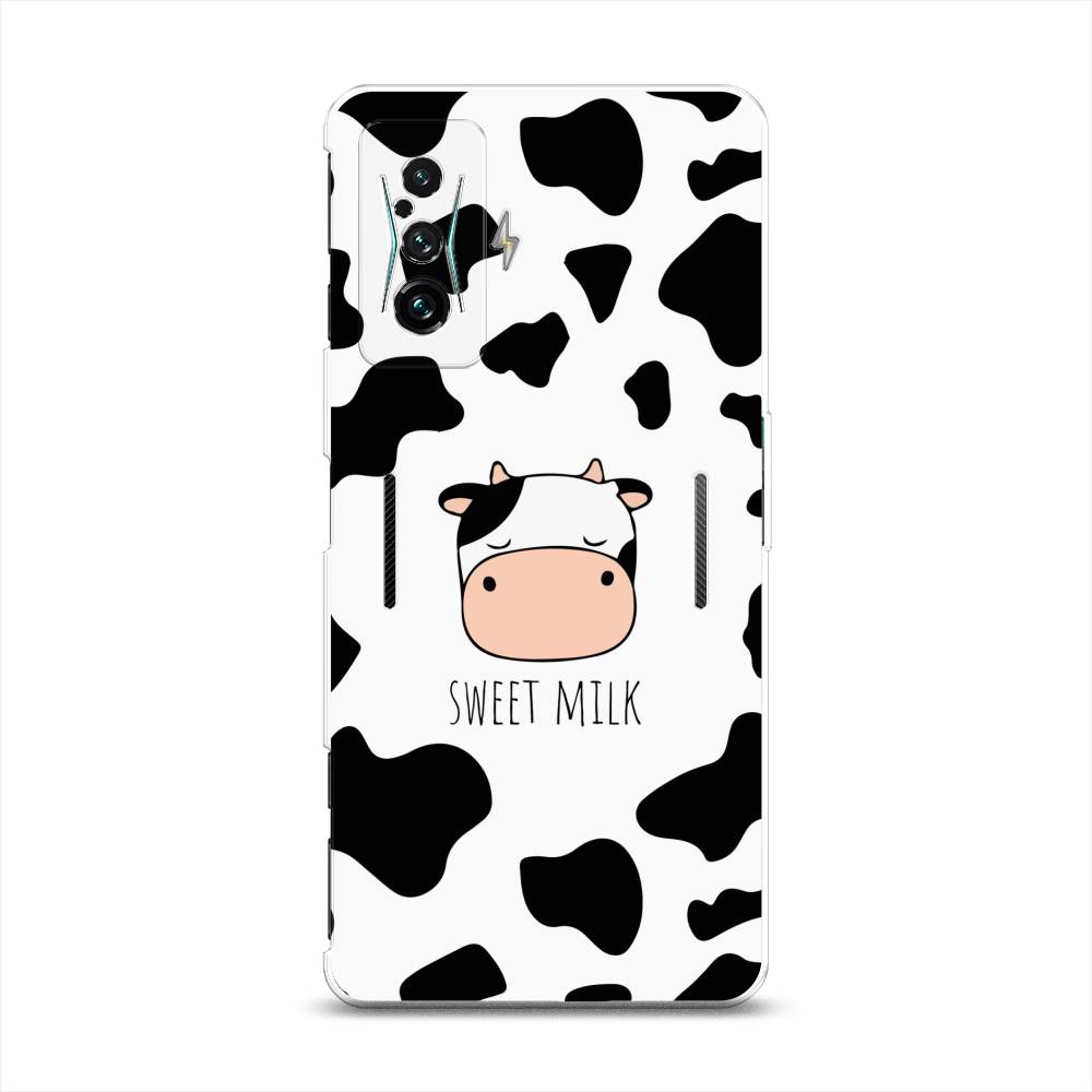 

Чехол на Xiaomi Redmi K50 GE "Sweet milk", Розовый;белый;черный, 314350-1