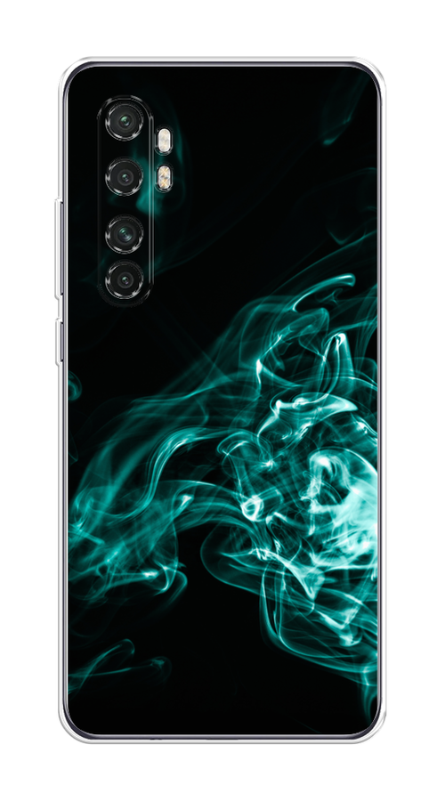 

Чехол на Xiaomi Mi Note 10 Lite "Дым", Голубой;черный, 38450-3