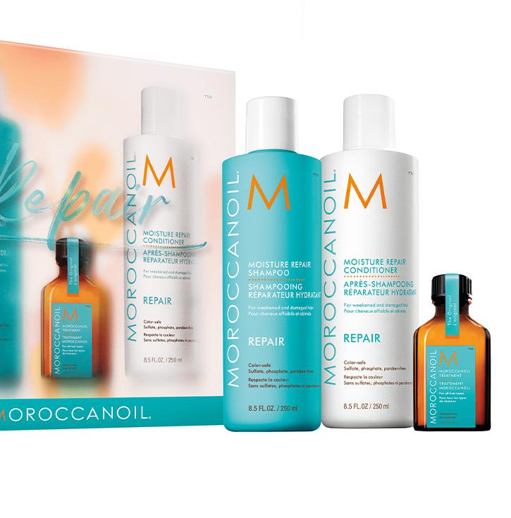 Набор для волос MOROCCANOIL Spring Kit Repair масло для волос moroccanoil treatment for all hair types 25 мл