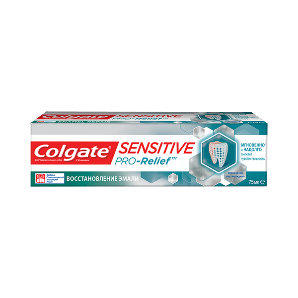 

Зубная паста Colgate Sensitive Pro-Relief Восстановление эмали 75 мл