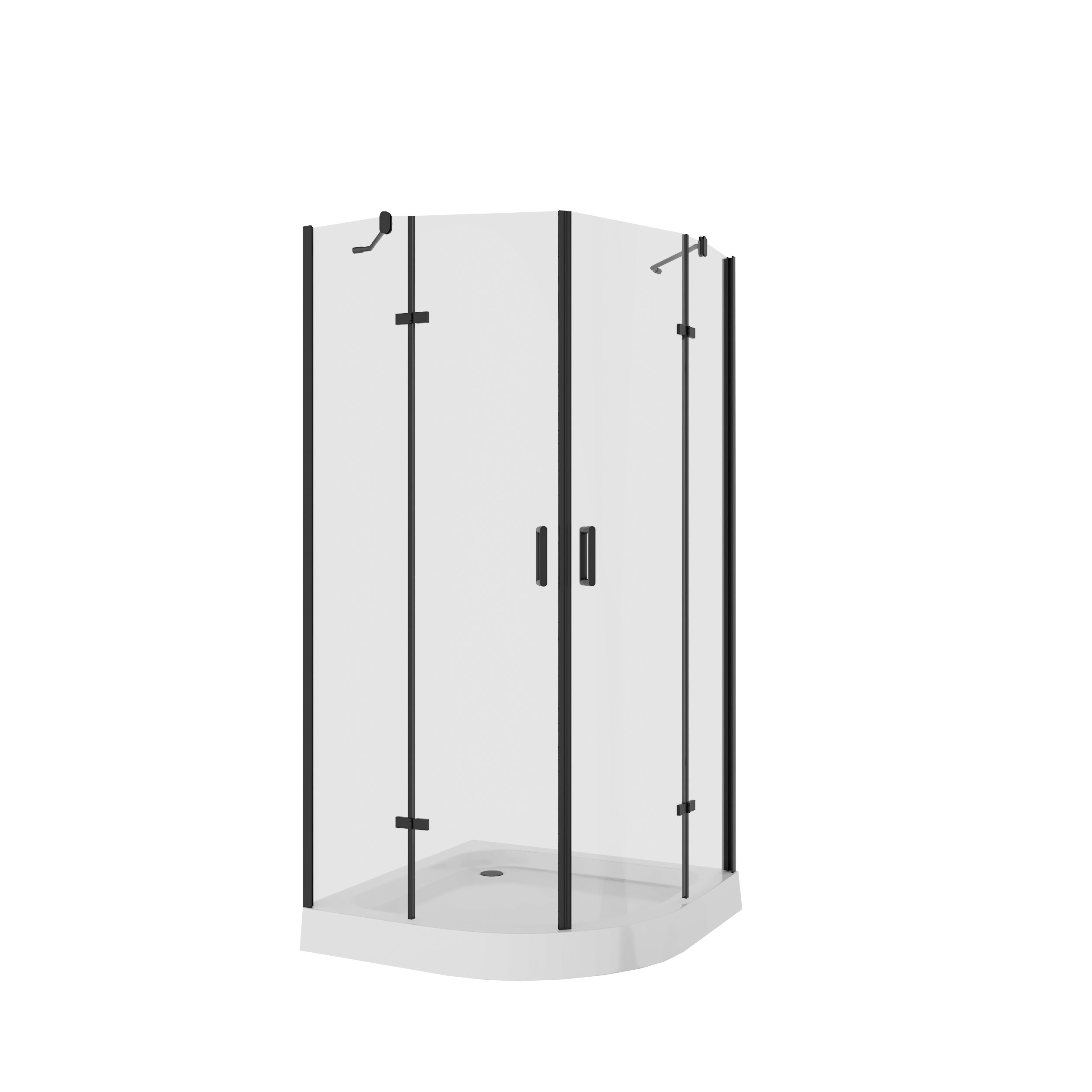 

Душевой уголок Niagara Nova NG-6815-08 BLACK 90x90, четверть круга, черный, NG-6815-08 BLACK