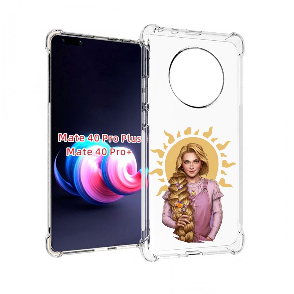 

Чехол MyPads акварельная зебра для Huawei Mate 40 Pro+ Plus, Прозрачный, Tocco