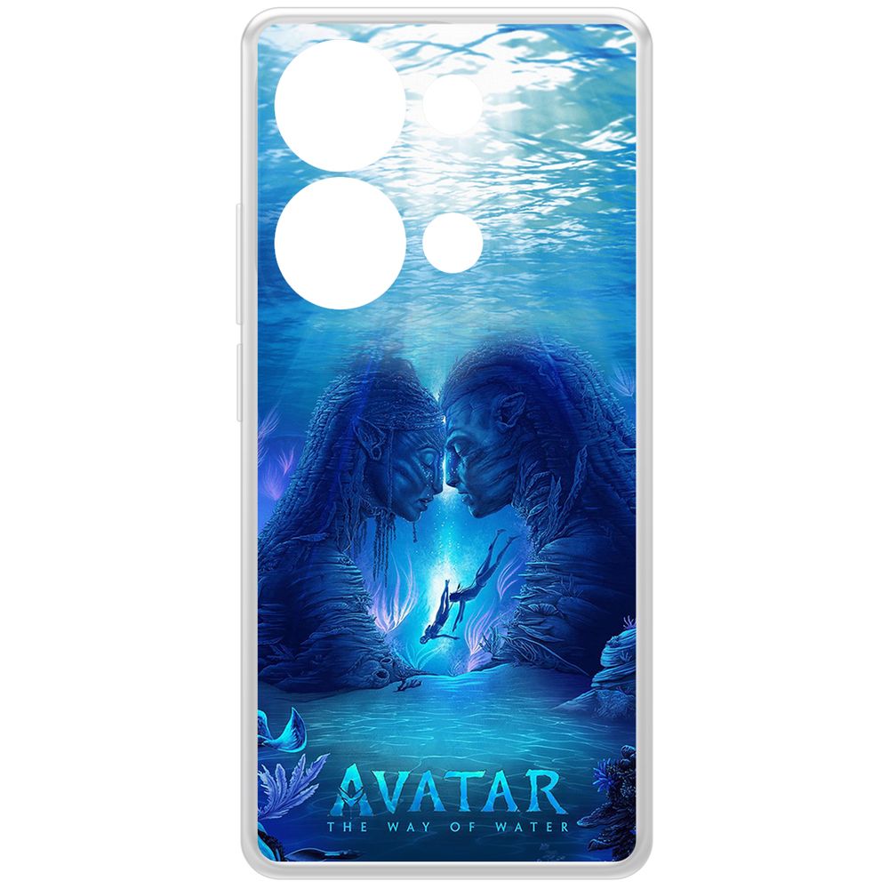 

Чехол-накладка Krutoff Clear Case Аватар - Рифы для Xiaomi Poco M6 Pro 4G, Прозрачный