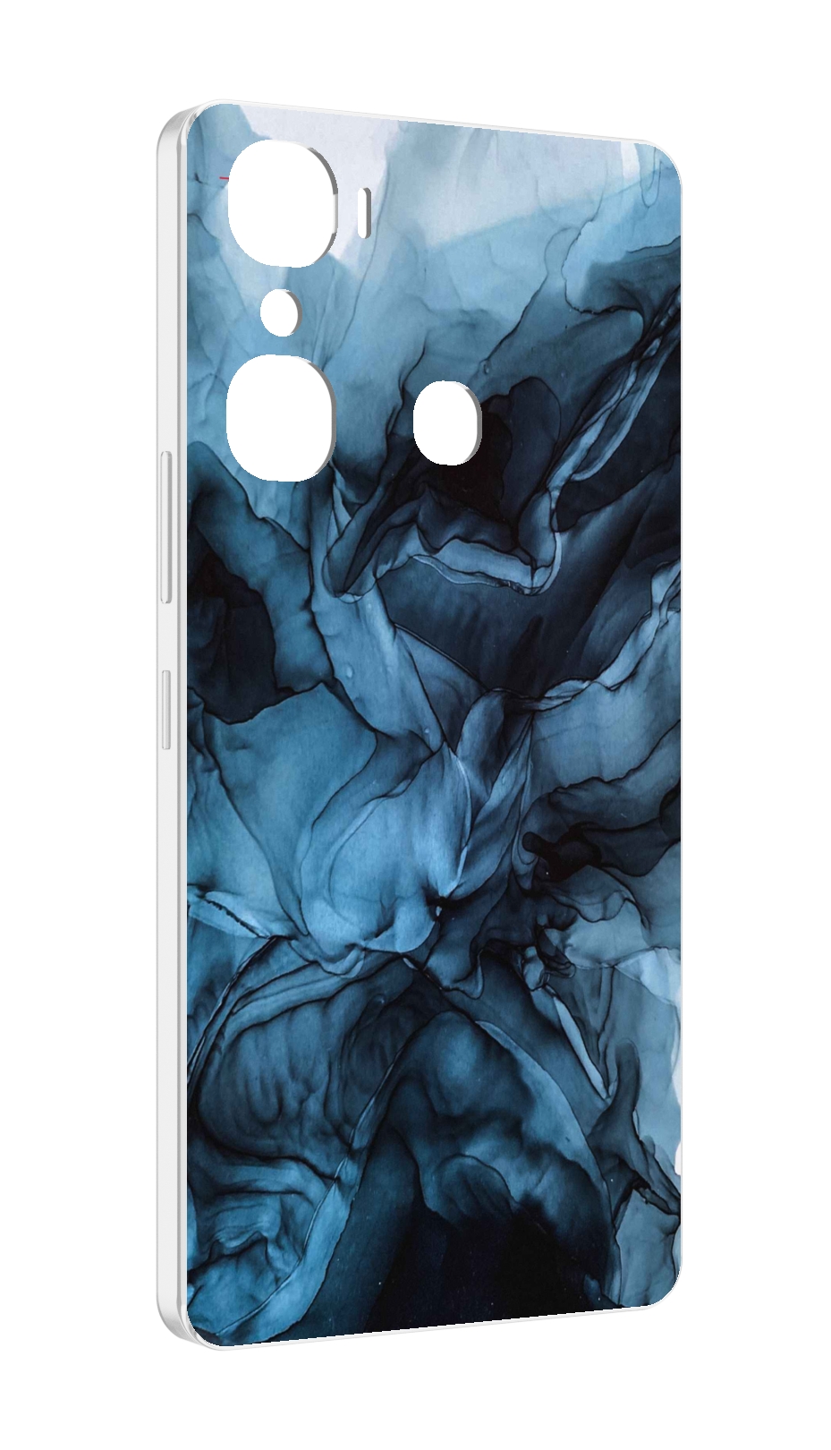 

Чехол MyPads голубой дымок для Infinix Hot 12 Pro, Прозрачный, Tocco