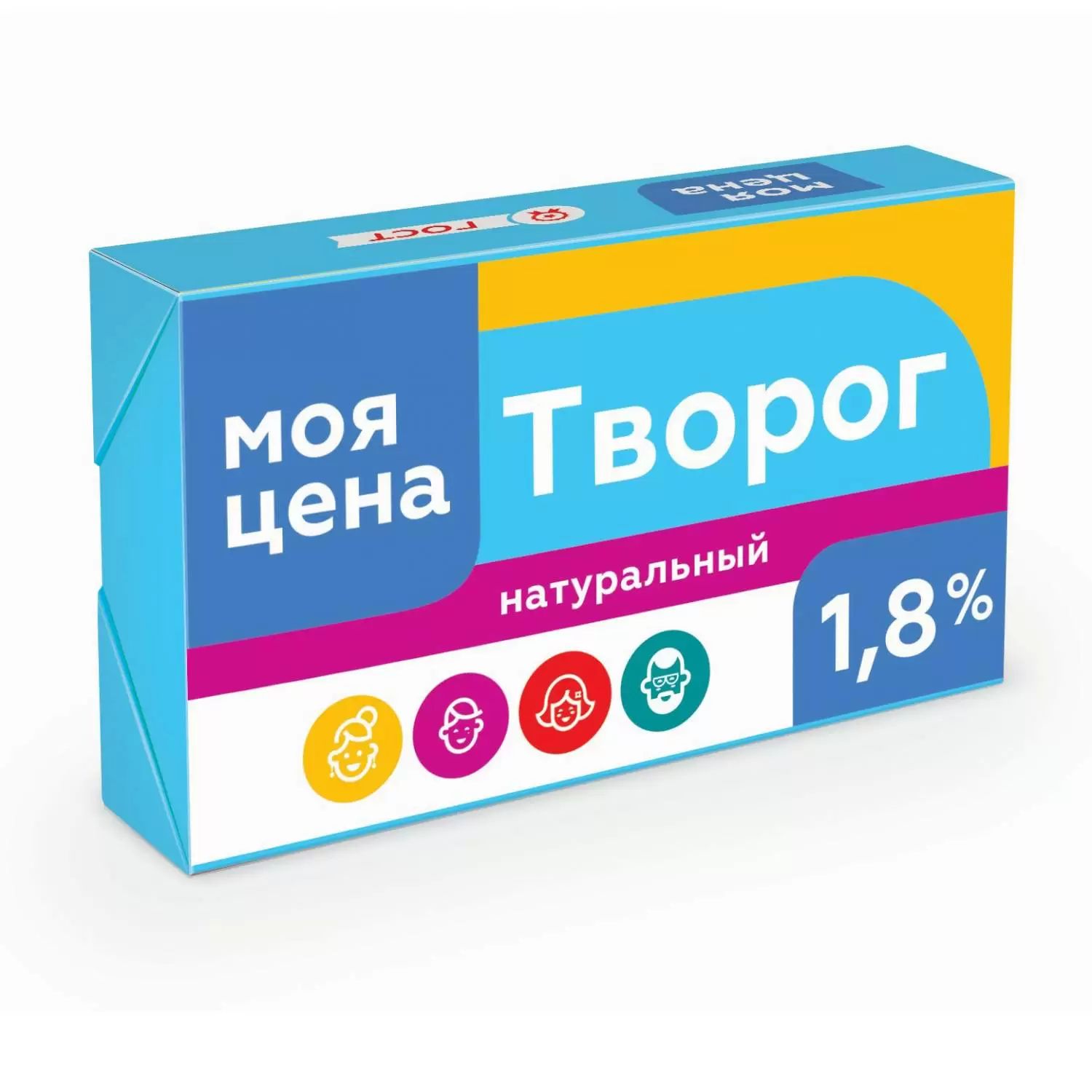 

Творог мягкий Моя цена обезжиренный 0% БЗМЖ 180 г