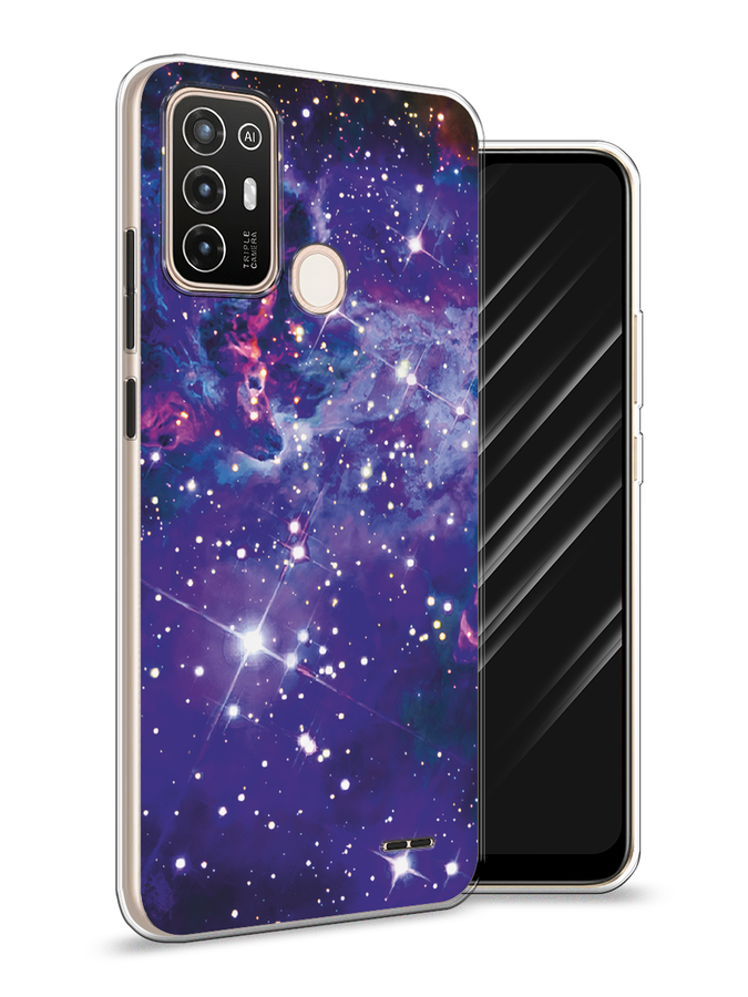 

Чехол Awog на ZTE Blade A52 / ЗТЕ Блэйд A52 "Яркая галактика", Разноцветный, 136250-4