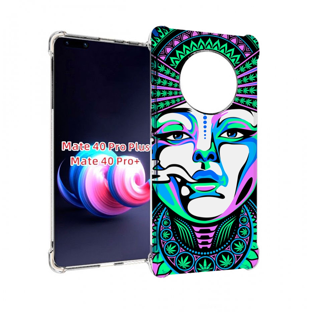 

Чехол MyPads Акварельная лиса для Huawei Mate 40 Pro+ Plus, Прозрачный, Tocco