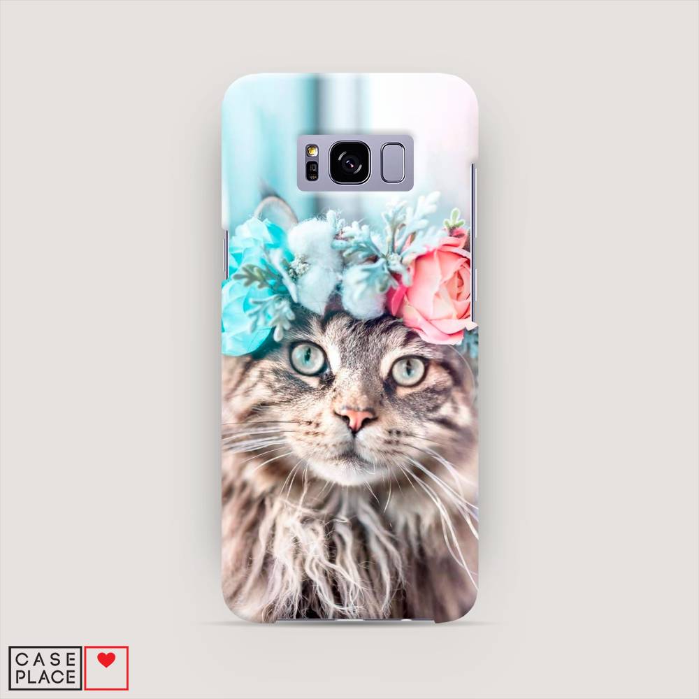 

Чехол Awog "Кот в венке" для Samsung Galaxy S8, 24720-1