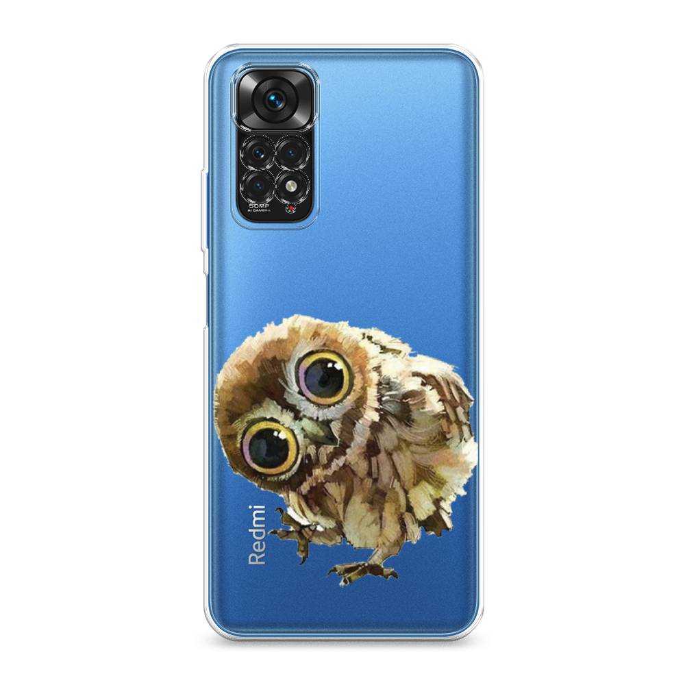 фото Силиконовый чехол "любопытный совенок" на xiaomi redmi note 11s awog