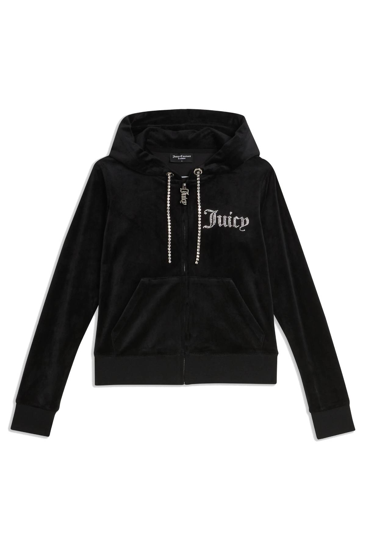 

Толстовка женская Juicy Couture JCBAS223802 черная 46 RU, Черный, JCBAS223802
