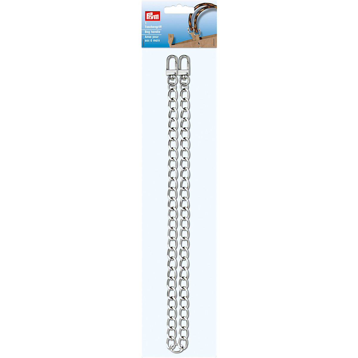 

Ручки для сумок Prym 615149 Миа, Серебристый