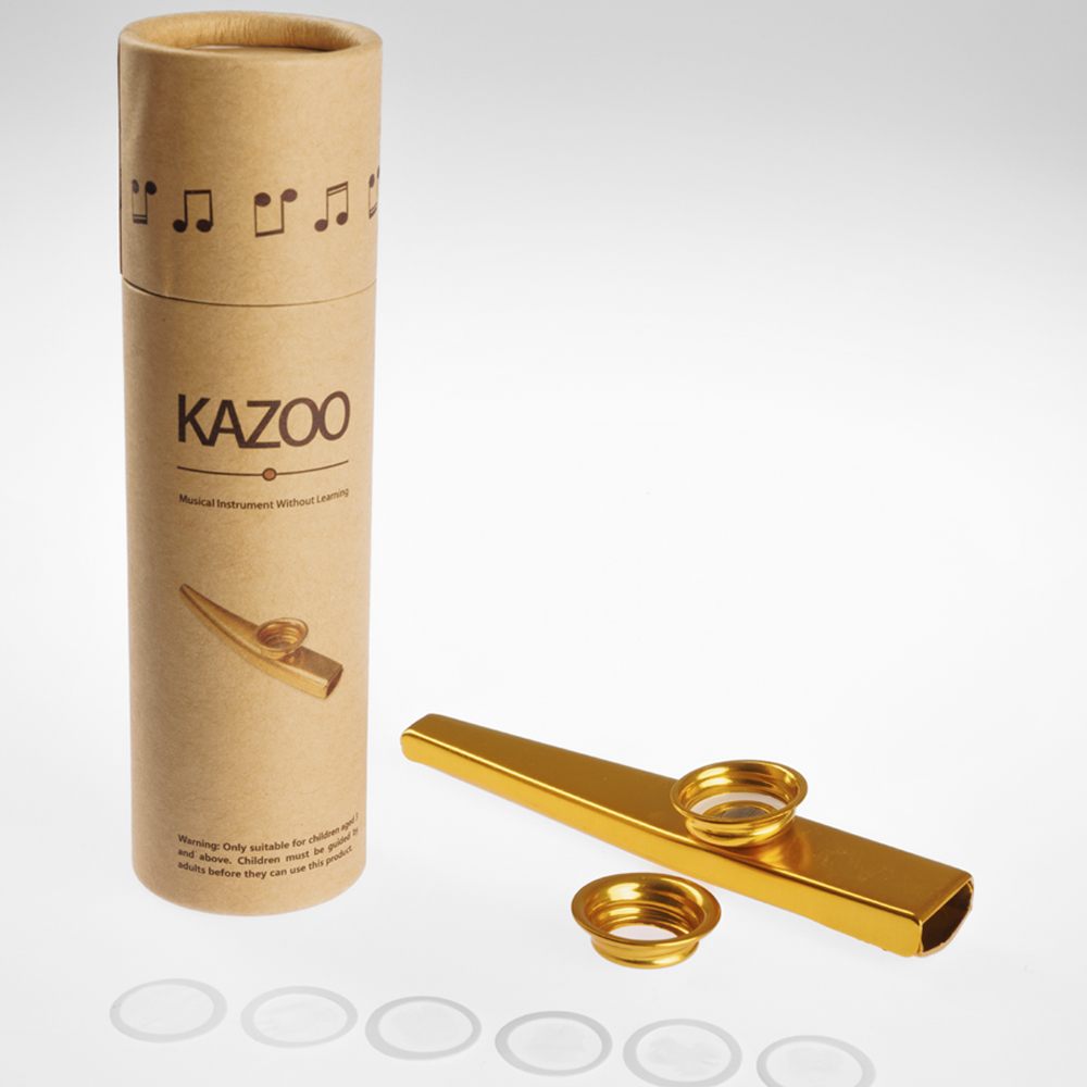 Музыкальный инструмент Казу KAZOO DR SOUND KZM-1-gold (золотая)