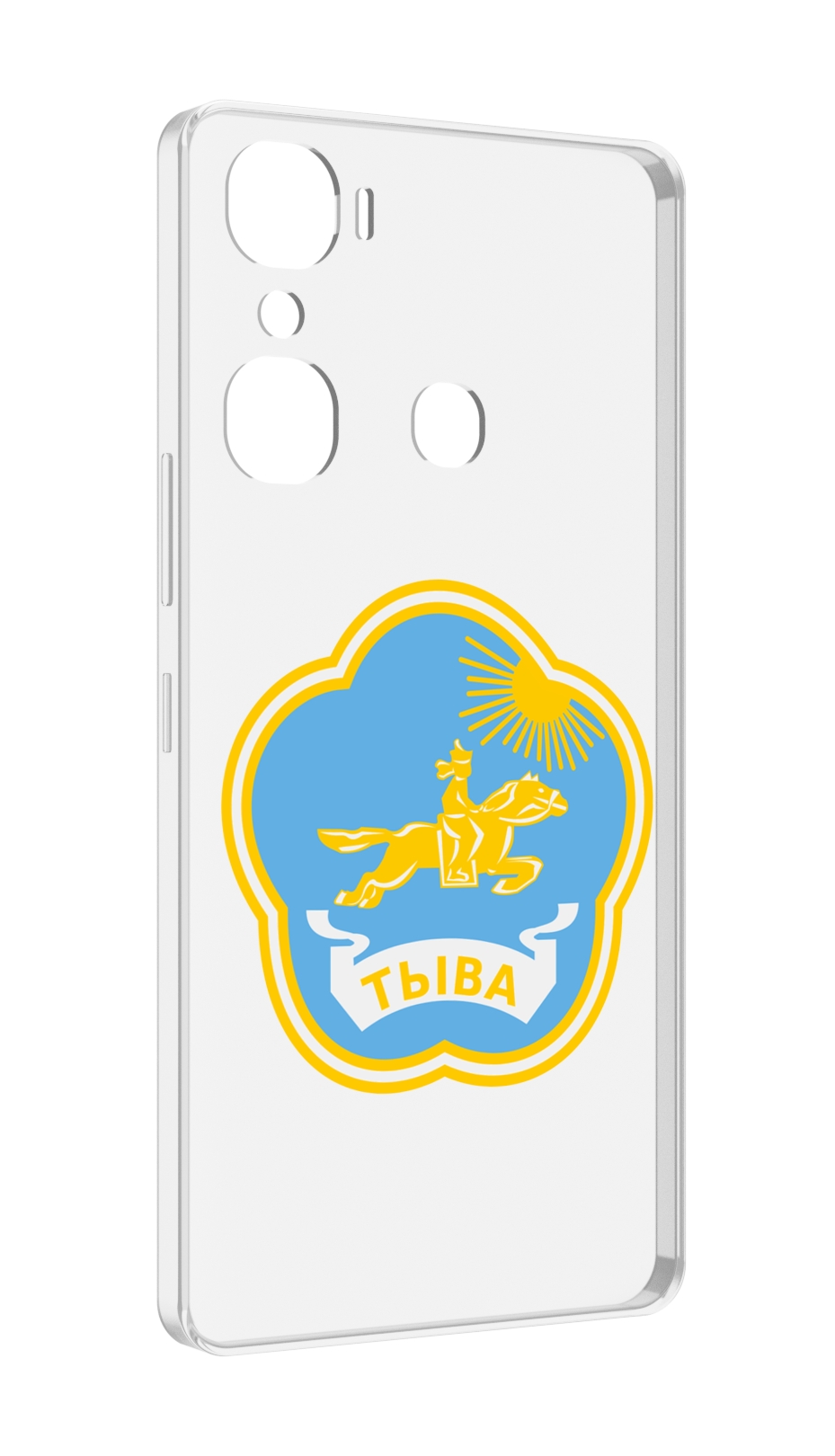 

Чехол MyPads герб-тыва-кызыл для Infinix Hot 12 Pro, Прозрачный, Tocco