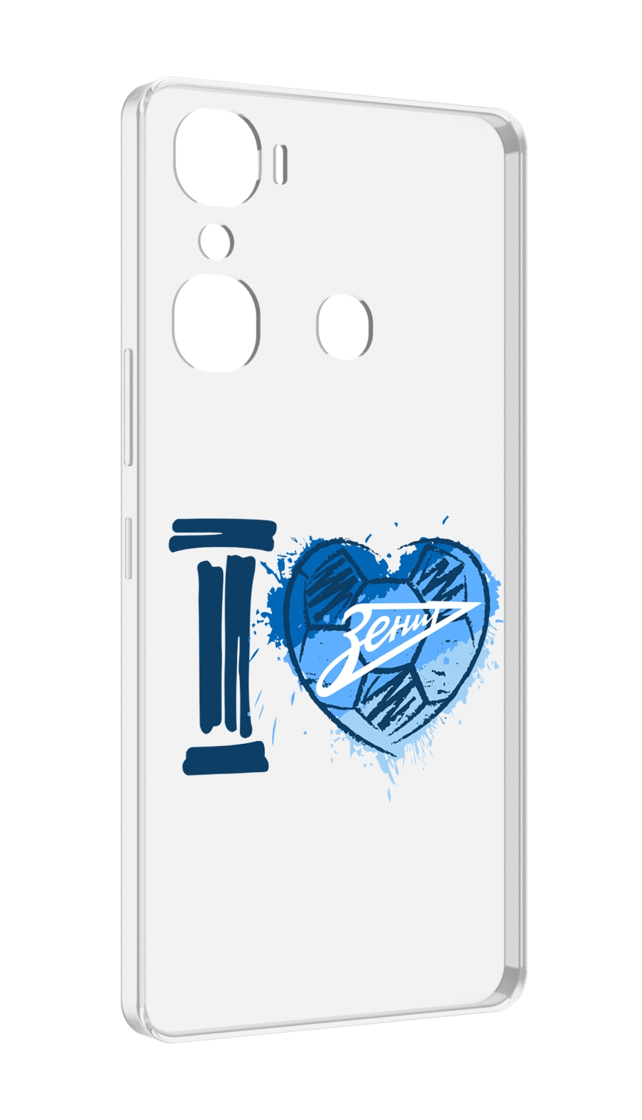 

Чехол MyPads ФК я люблю зенит для Infinix Hot 12 Pro, Прозрачный, Tocco