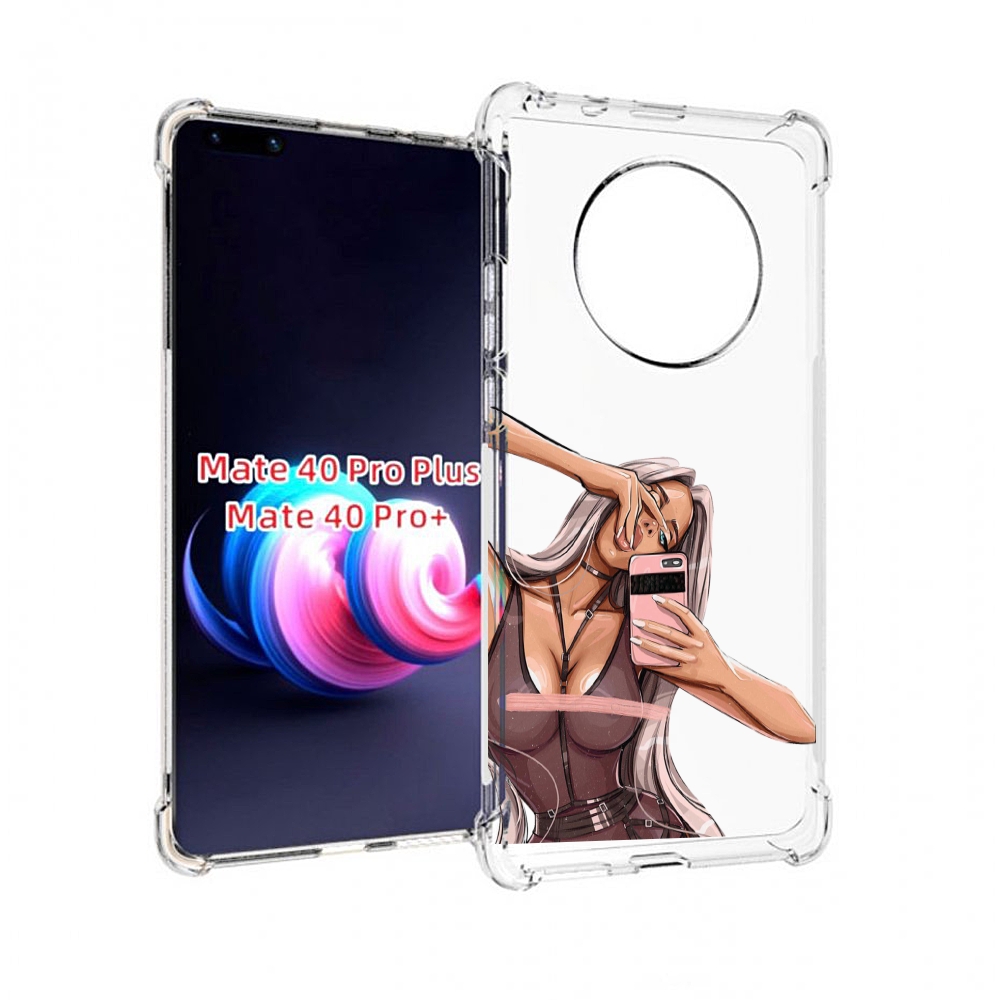 

Чехол на Xiaomi Redmi Note 5/Note 5 Pro "Розовые разводы рисунок", Прозрачный, Tocco