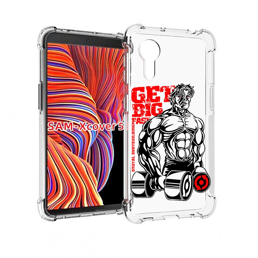 

Чехол MyPads накаченное тело для Samsung Galaxy Xcover 5, Прозрачный, Tocco
