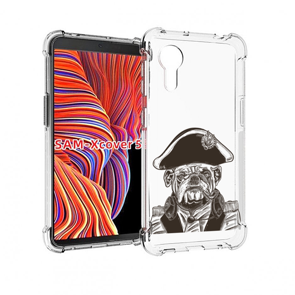 

Чехол MyPads мопс генерал для Samsung Galaxy Xcover 5, Прозрачный, Tocco