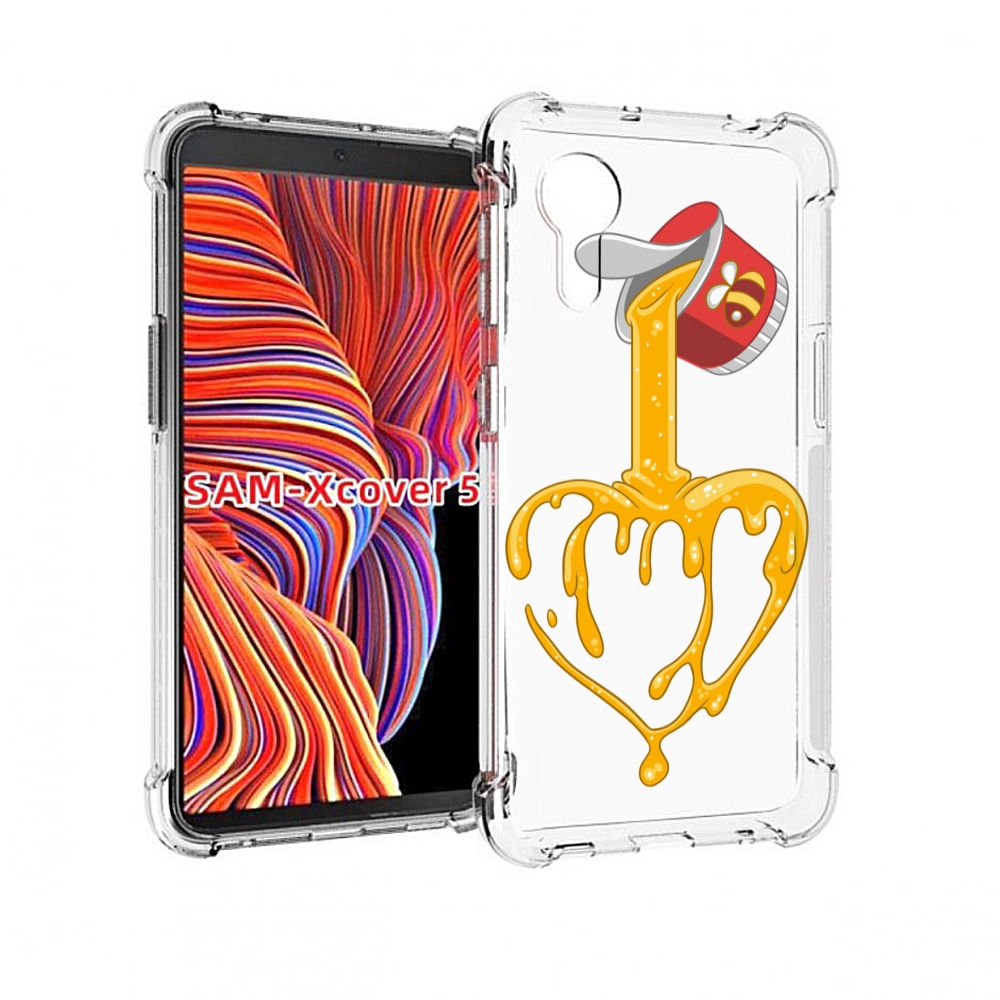 

Чехол MyPads медовое сердце для Samsung Galaxy Xcover 5, Прозрачный, Tocco