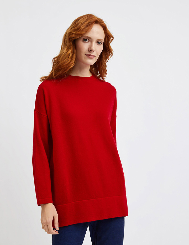 

Джемпер женский United Colors of Benetton 21A_1044D1005 красный M, 21A_1044D1005