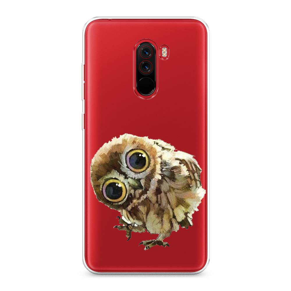 

Чехол Awog на Xiaomi Pocophone F1 "Любопытный совенок", Разноцветный, 34450-1