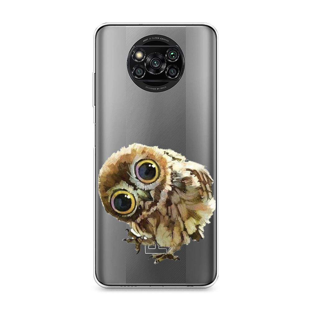 

Чехол Awog на Poco X3/X3 Pro "Любопытный совенок", Разноцветный, 310650-1