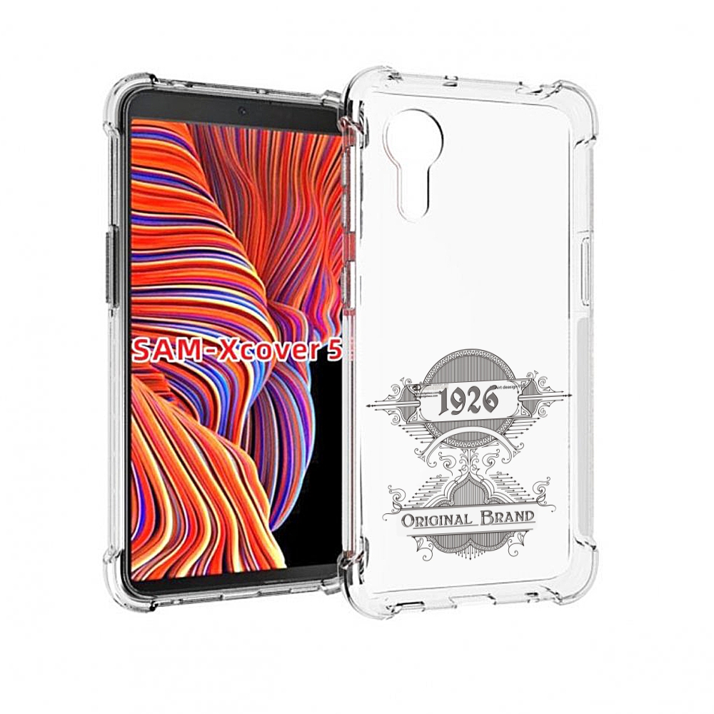 

Чехол MyPads логотип черно белый для Samsung Galaxy Xcover 5, Прозрачный, Tocco
