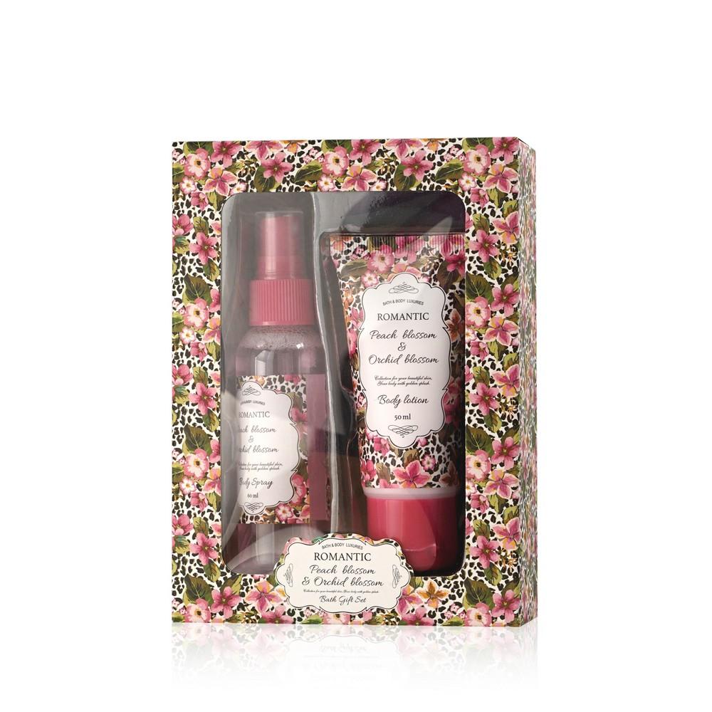 

Набор средств для тела подарочный Romantic Peach blossom & Orchid blossom