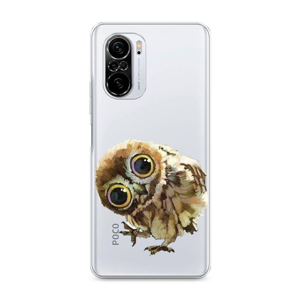 

Чехол Awog на Poco F3/Redmi K40/Mi 11i "Любопытный совенок", Разноцветный, 310150-1