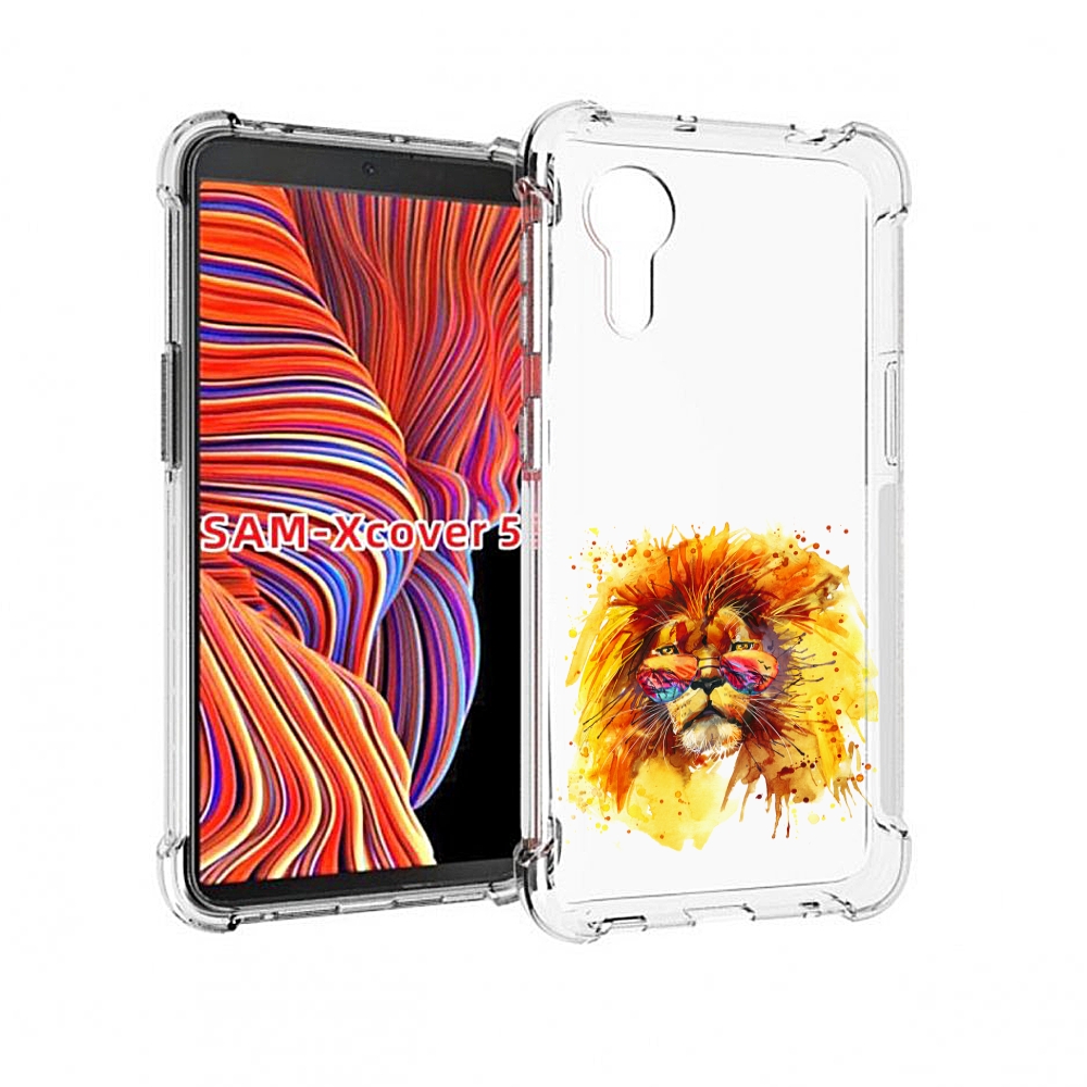 

Чехол MyPads лев в очках для Samsung Galaxy Xcover 5, Прозрачный, Tocco