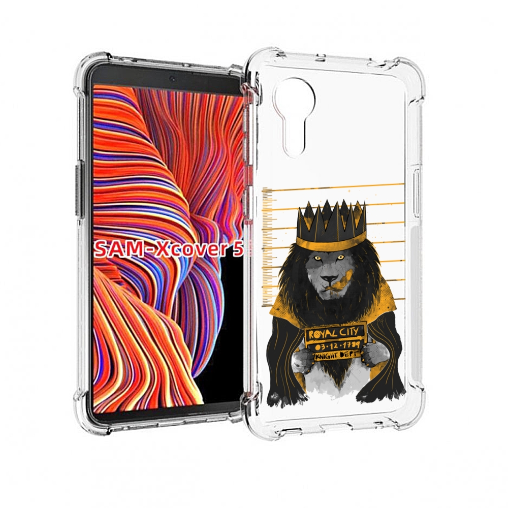 

Чехол MyPads лев в законе для Samsung Galaxy Xcover 5, Прозрачный, Tocco