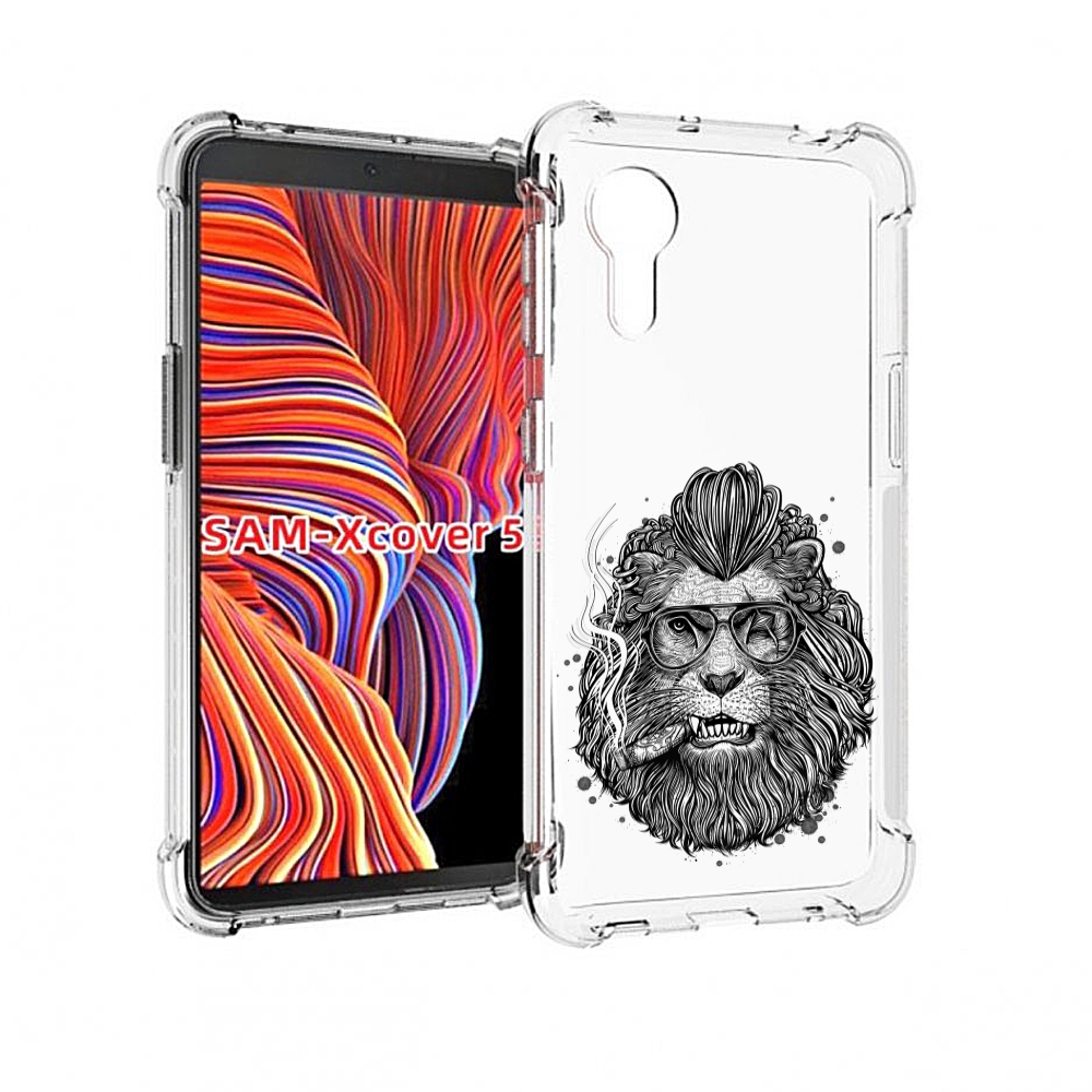 

Чехол MyPads курящий лев для Samsung Galaxy Xcover 5, Прозрачный, Tocco