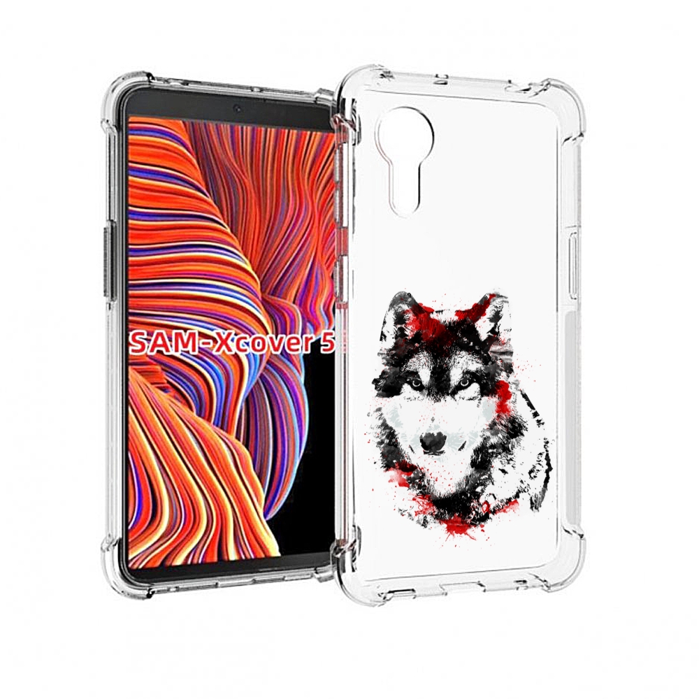

Чехол MyPads кровавый волк для Samsung Galaxy Xcover 5, Прозрачный, Tocco