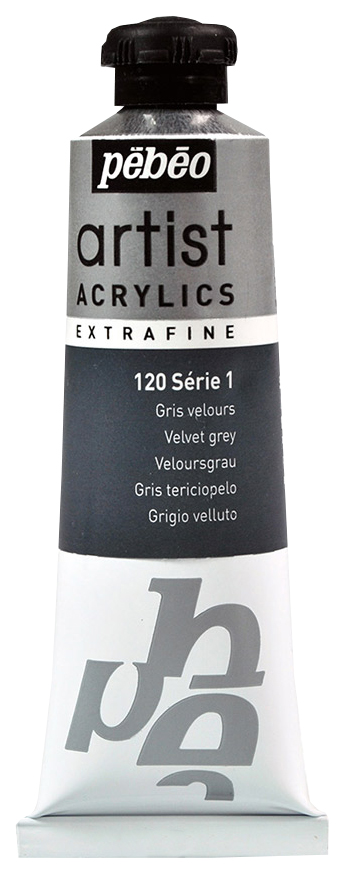 Краска художественная Pebeo Artist Acrylics Extra Fine акрил 1 37 мл серый 846₽