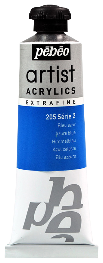 Pebeo Artist Acrylics extra fine, №2, 37 мл, небесно-голубой