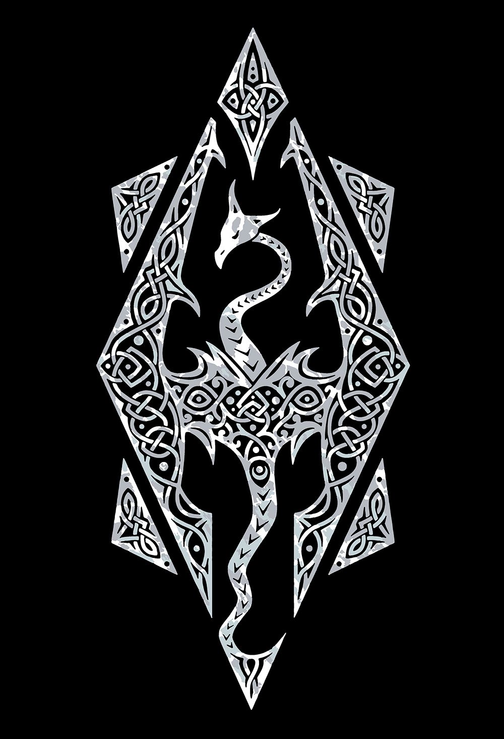 

Картина по номерам Красиво Красим Skyrim - BW Logo, 90 х 120 см, Skyrim - BW Logo