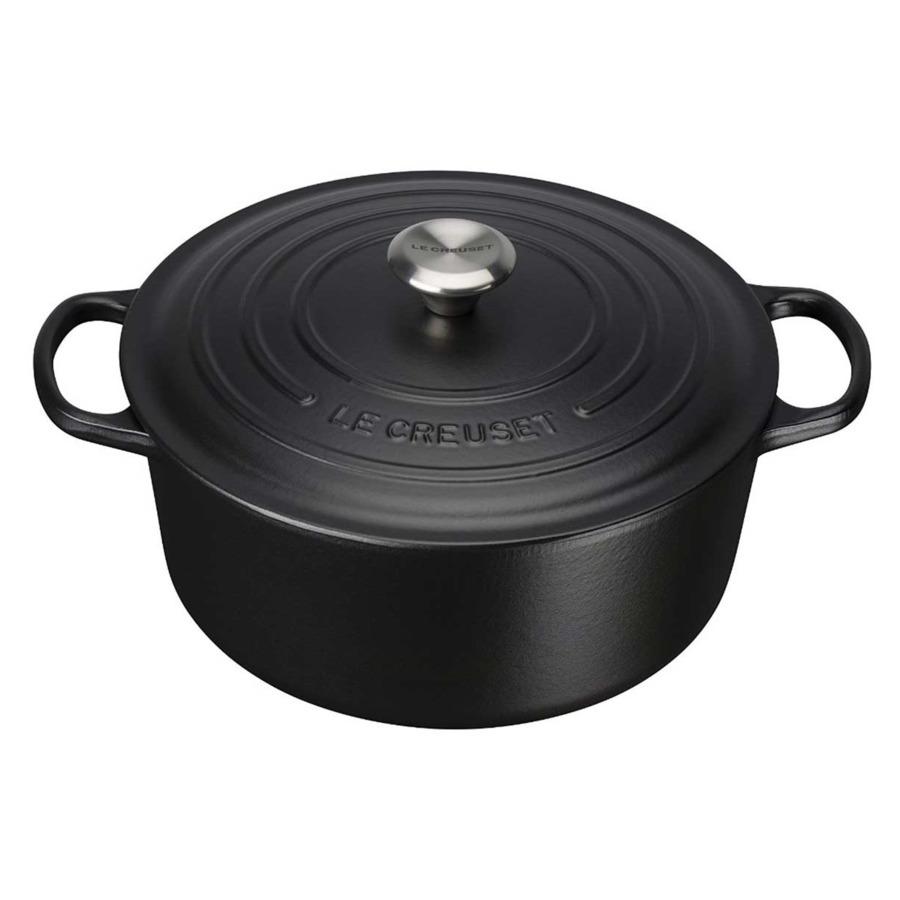 фото Кастрюля 28см 6,7л le creuset (матовый черный)